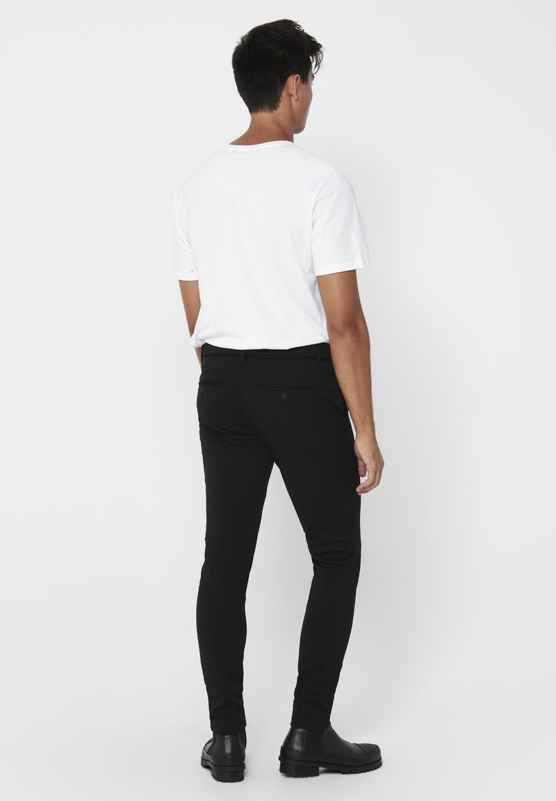 Only & Sons Only & Sons ONSMARK - Chinos - black Fabrik Onlineshop