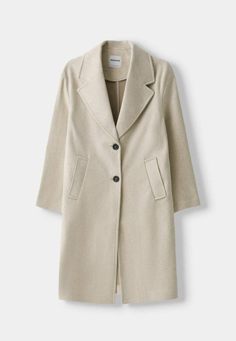 Bershka Bershka SOFT - Classic coat - white Sonderangebot