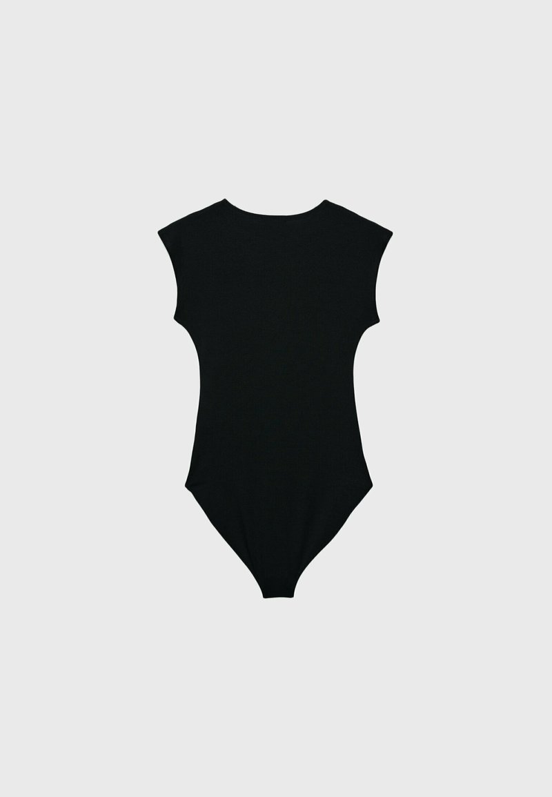 Stradivarius Stradivarius MINI SLEEVE - Print T-shirt - black Rabatt