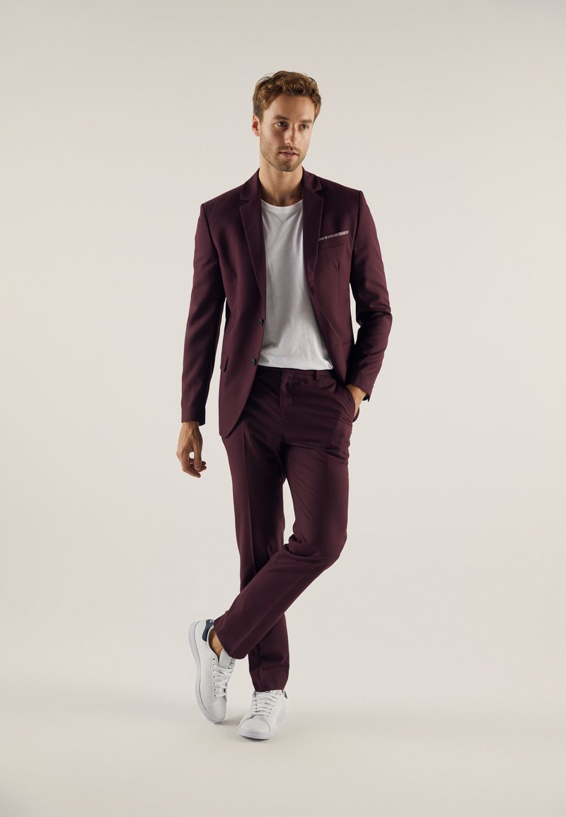 Pier One Pier One FASHION SUIT - Suit - bordeaux Großer Ausverkauf