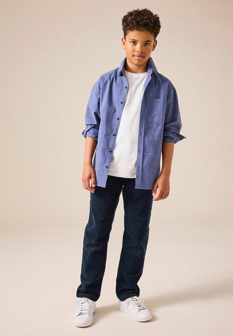Next Next REGULAR FIT - Trousers - navy blue Begrenztes Angebot