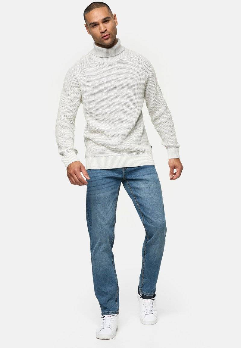 INDICODE JEANS INDICODE JEANS INSANTINO - Straight leg jeans - medium dark cloud Muttertagsangebot