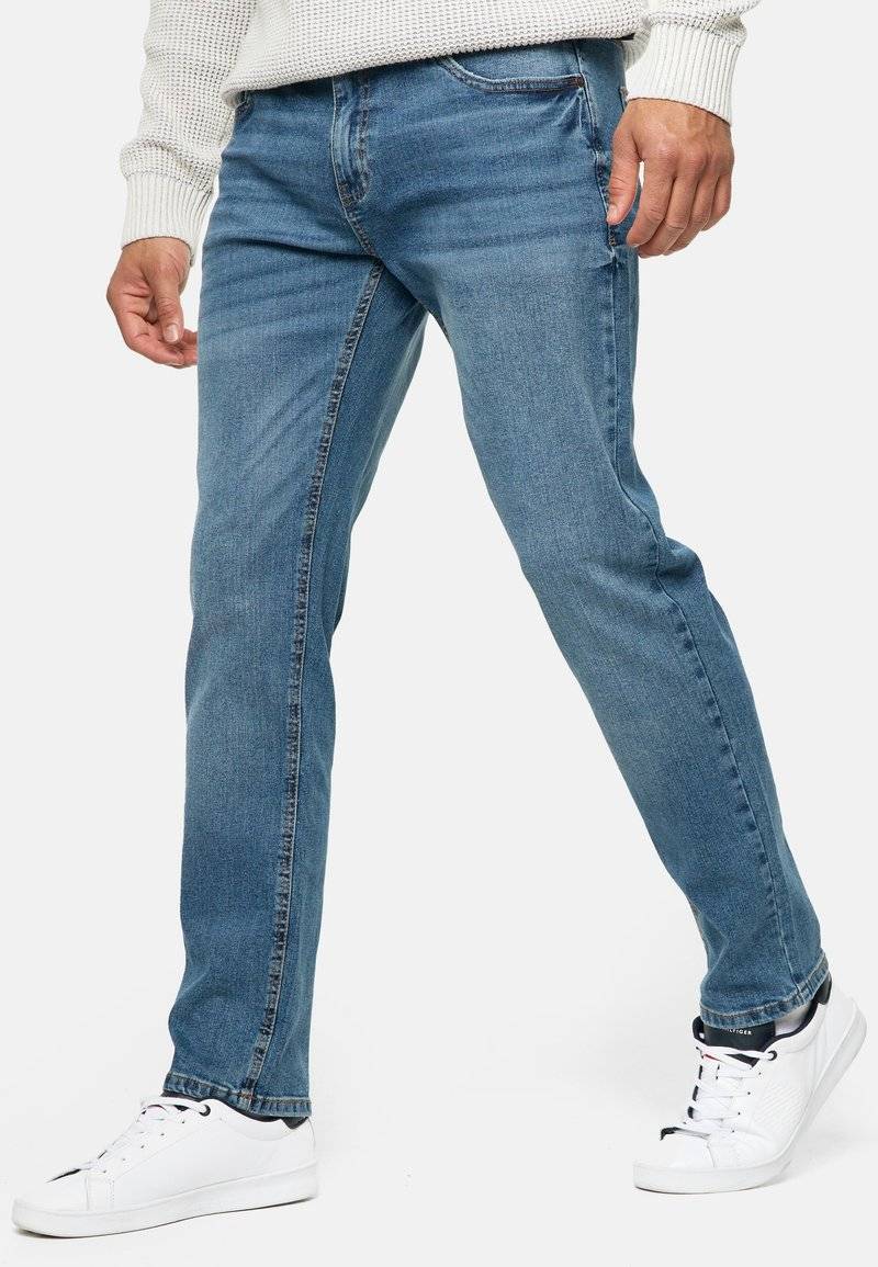 INDICODE JEANS INDICODE JEANS INSANTINO - Straight leg jeans - medium dark cloud Muttertagsangebot
