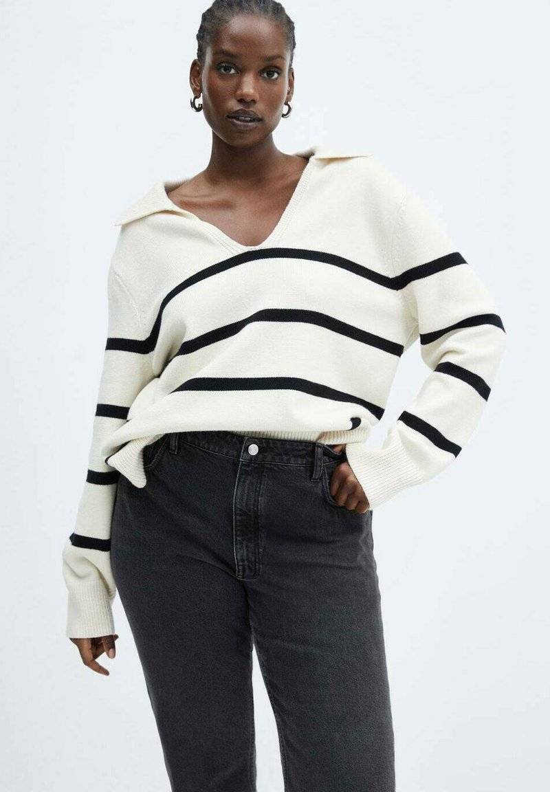 Mango Mango Straight leg jeans - black denim Jubiläumsangebot