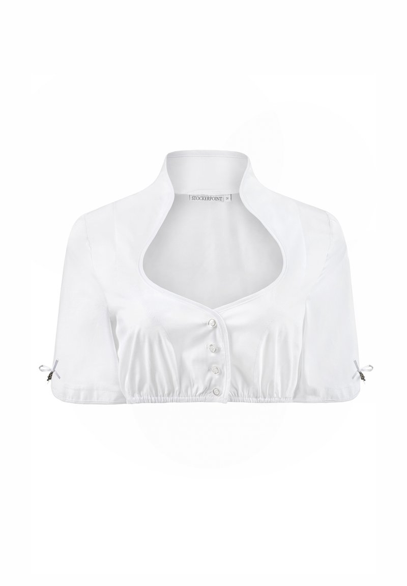 Stockerpoint Stockerpoint SOLANGE - Button-down blouse - weiss Lagerräumung