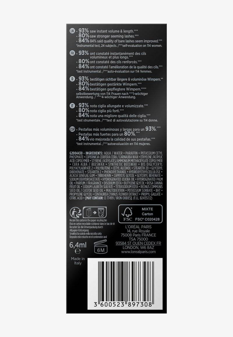 L'Oréal Paris L'Oréal Paris LASH PARADISE - Mascara - intense black Zeitbegrenzte Promotion