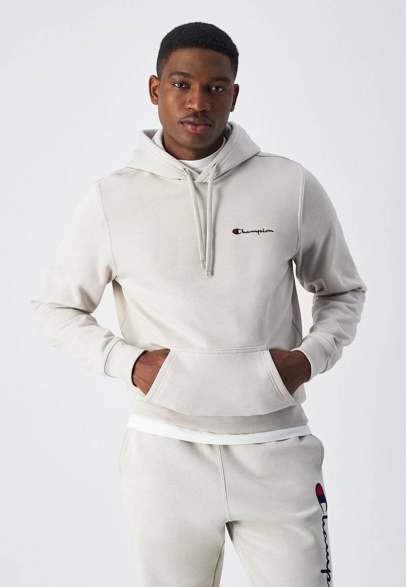 Champion Champion ICONS LOGO - Hoodie - beige Riesige Rabatte