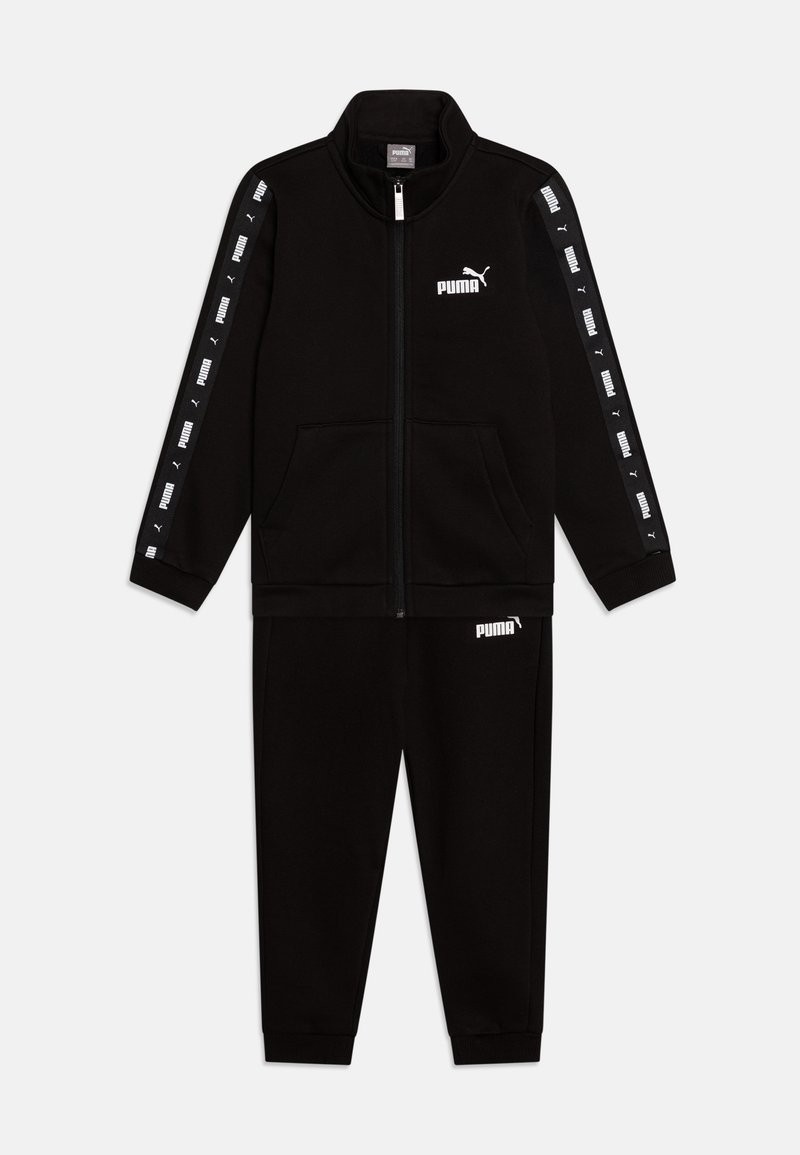 Puma Puma TAPE SWEAT SUIT UNISEX SET - Tracksuit - black Auslauf