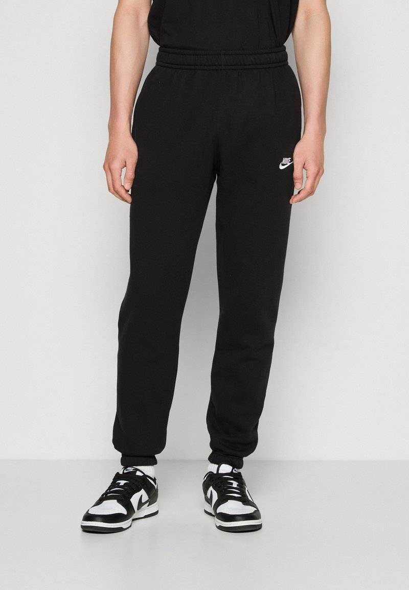 Nike Sportswear Nike Sportswear CLUB CF BB - Tracksuit bottoms - black Fabrikverkauf