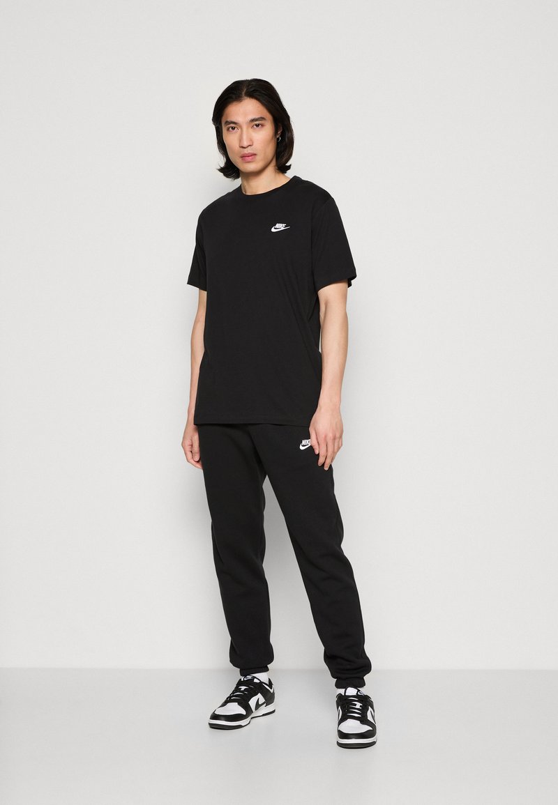 Nike Sportswear Nike Sportswear CLUB CF BB - Tracksuit bottoms - black Fabrikverkauf