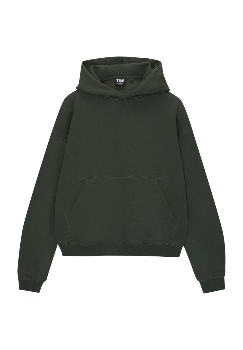 PULL&BEAR PULL&BEAR BOXY - Hoodie - dark green Meist gekauft