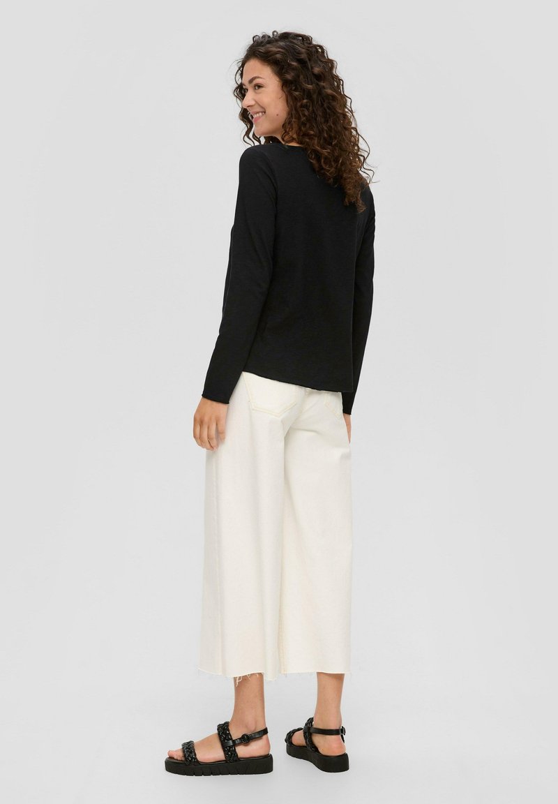 s.Oliver s.Oliver MIT U-BOOT-AUSSCHNITT - Long sleeved top - schwarz Limitierter Zeitrabatt