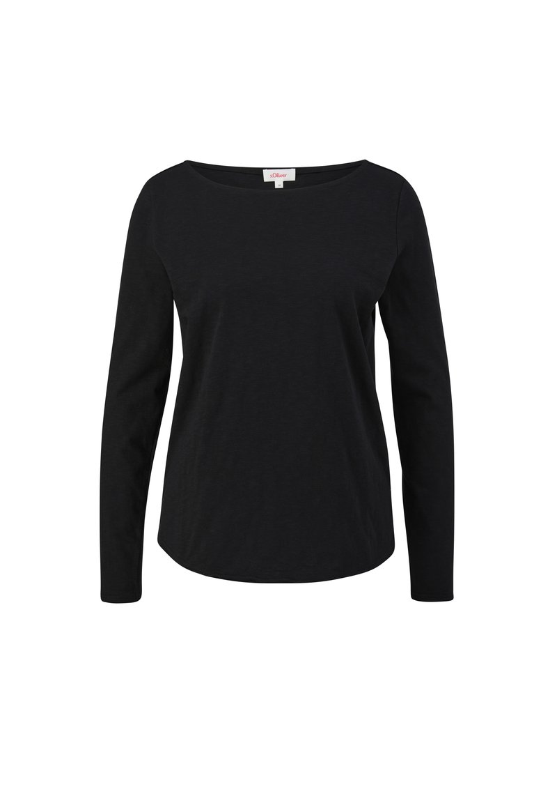 s.Oliver s.Oliver MIT U-BOOT-AUSSCHNITT - Long sleeved top - schwarz Limitierter Zeitrabatt