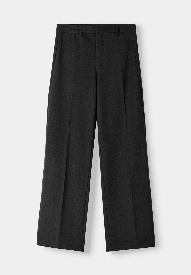 Bershka Bershka Trousers - mottled grey Rabatt