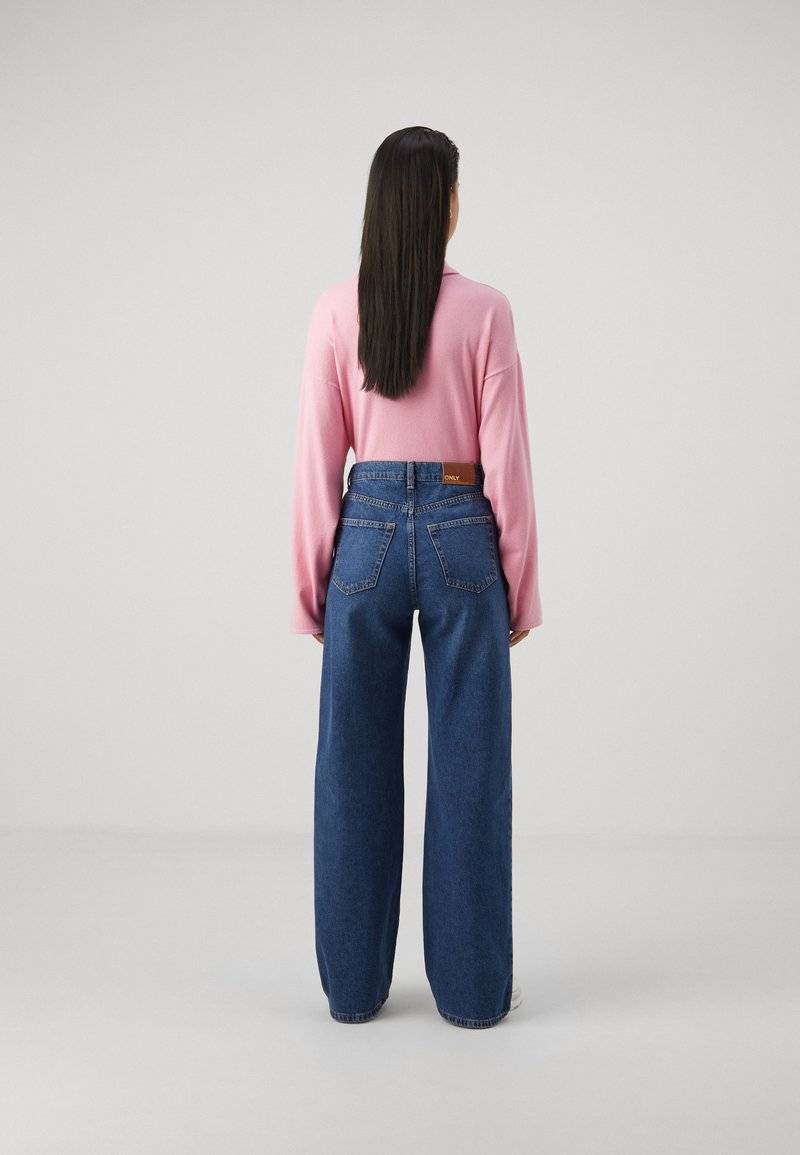 ONLY ONLY ONLHOPE LIFE WIDE - Relaxed fit jeans - medium blue denim Günstig kaufen