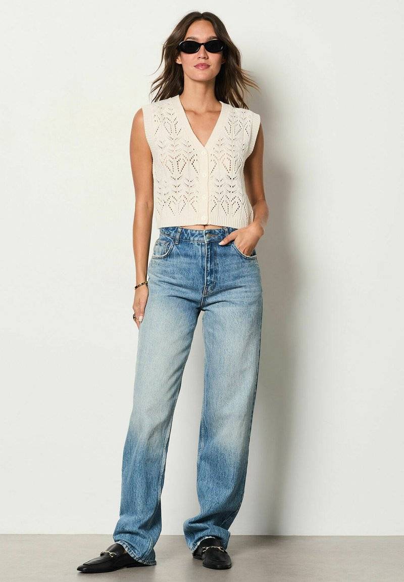 Etam Etam FOLIO - Waistcoat - ecru Großer Ausverkauf