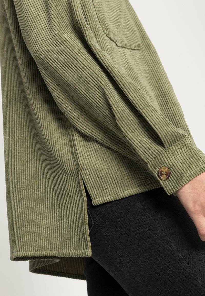 Pieces Pieces PCEFFI - Button-down blouse - olivine Black Friday