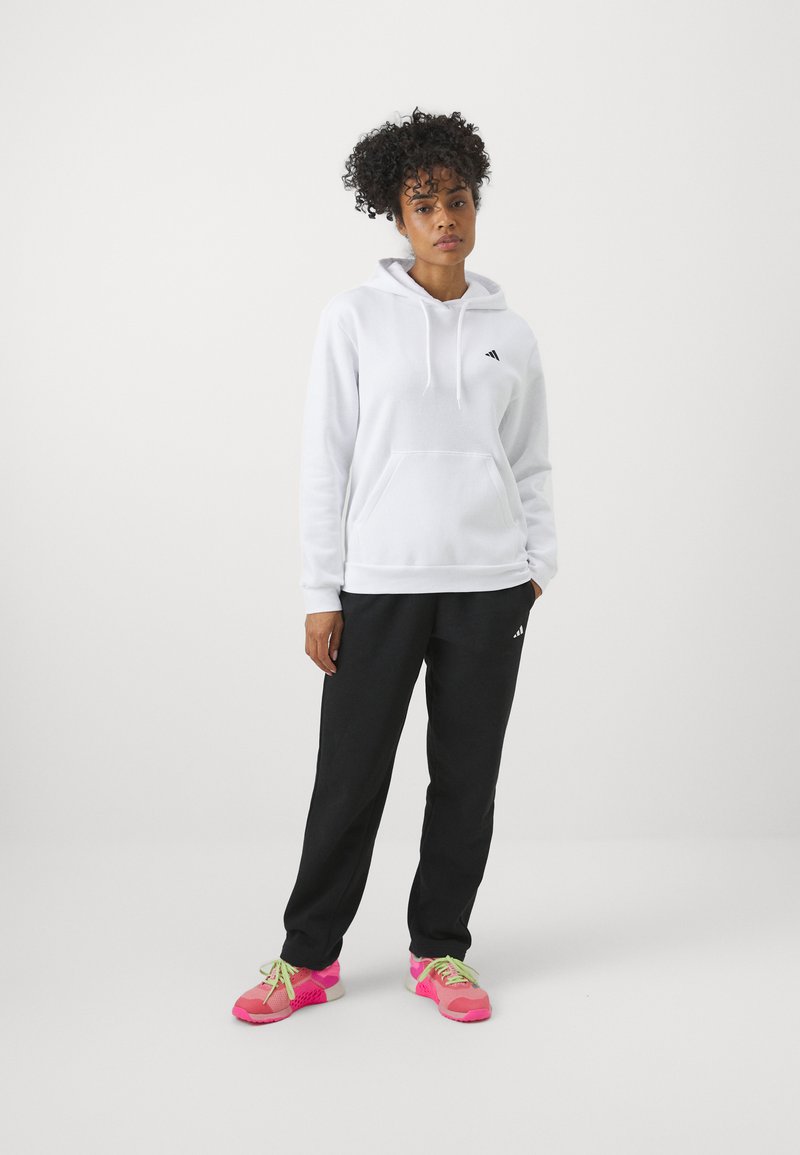 adidas Sportswear adidas Sportswear ESSENTIALS SMALL LOGO FEEL COZY HOODIE - Hoodie - white Große Rabatte