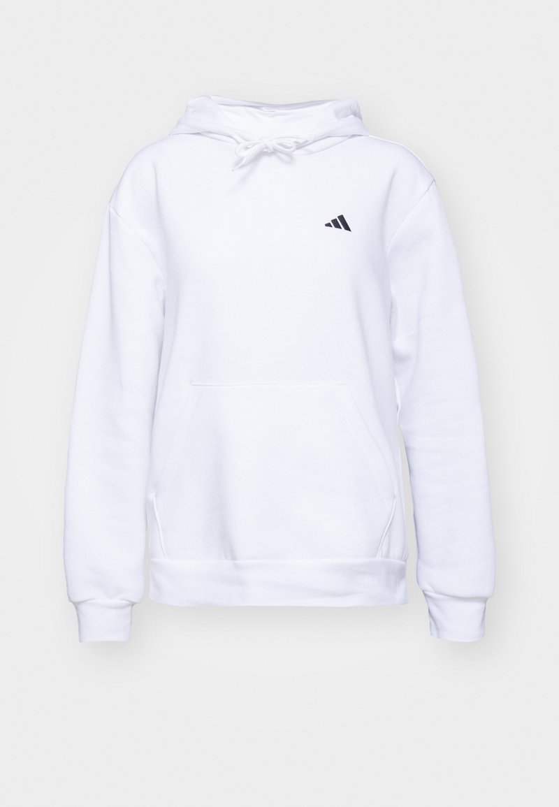 adidas Sportswear adidas Sportswear ESSENTIALS SMALL LOGO FEEL COZY HOODIE - Hoodie - white Große Rabatte