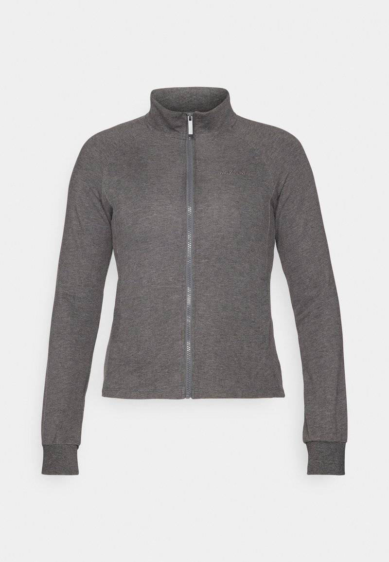 ONLY Play ONLY Play ONPMELINA ZIP - Zip-up sweatshirt - dark grey melange Osterangebot