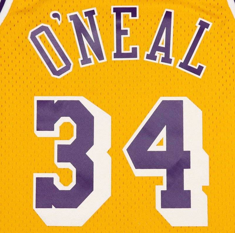Mitchell & Ness Mitchell & Ness Swingman Los Angeles Lakers - Shaquille O'Neal - NBA jersey - light gold Jubiläumsangebot
