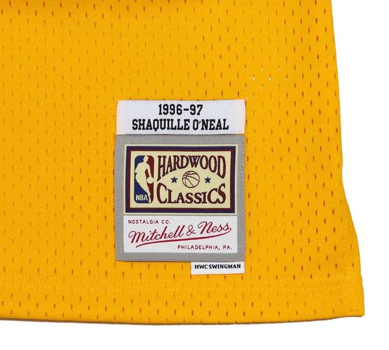 Mitchell & Ness Mitchell & Ness Swingman Los Angeles Lakers - Shaquille O'Neal - NBA jersey - light gold Jubiläumsangebot