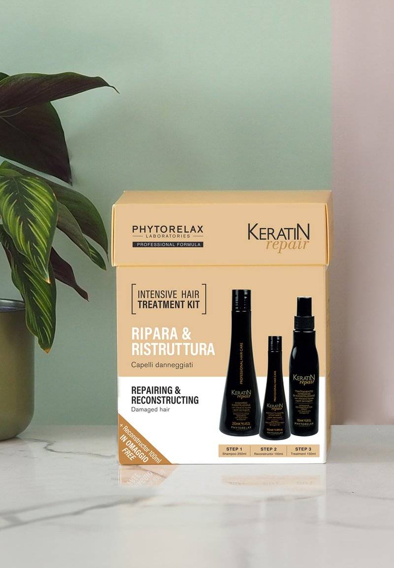 Phytorelax Phytorelax KERATIN REPAIRING AND RECONSTRUCTING TREATMENT KIT (REPAIR SH - Hair set - not defined Große Rabatte