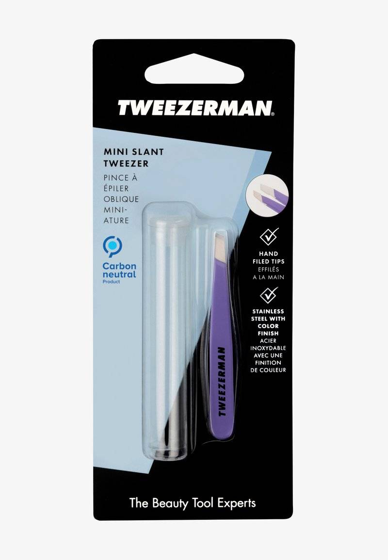 TWEEZERMAN TWEEZERMAN MINI SLANT TWEEZER - Hair removal tool - purple Sonderangebot der Fabrik