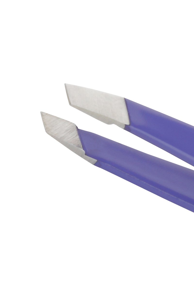 TWEEZERMAN TWEEZERMAN MINI SLANT TWEEZER - Hair removal tool - purple Sonderangebot der Fabrik
