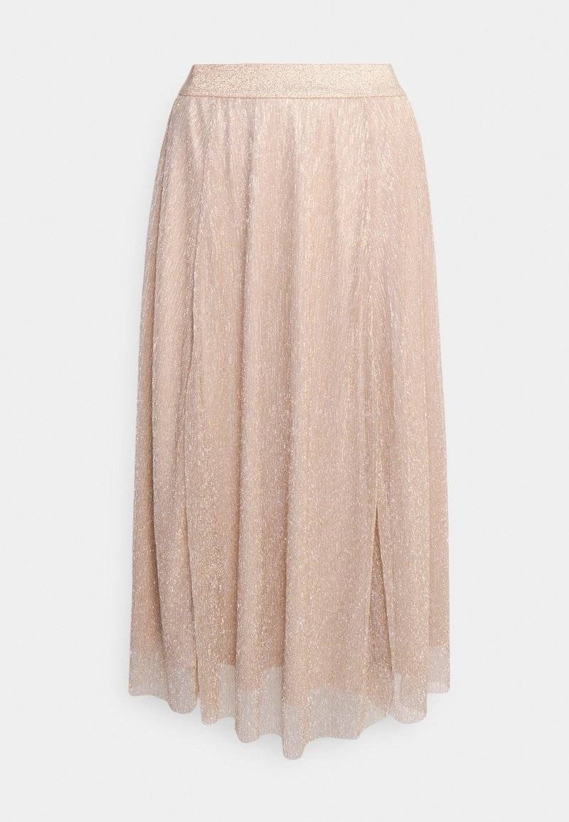 ONLY ONLY ONLTINGA SHINE SKIRT - A-line skirt - beige Black Friday Preise
