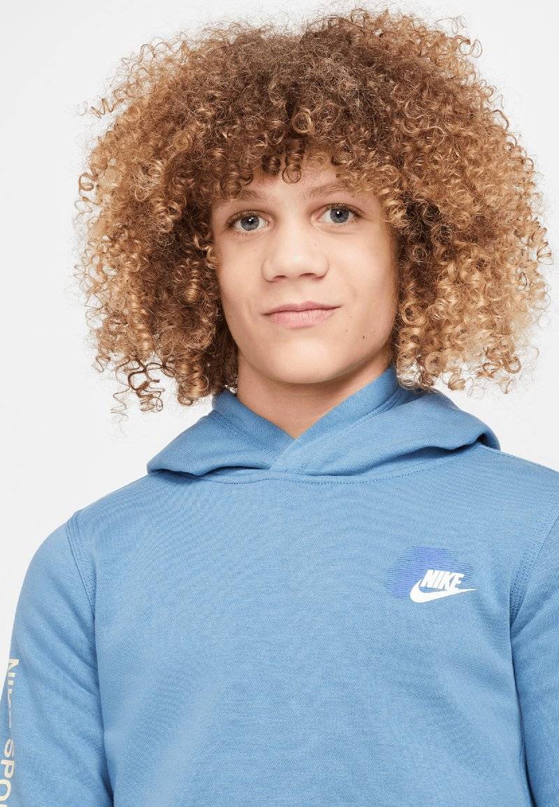 Nike Sportswear Nike Sportswear FLEECE HOODIE - Hoodie - aegean storm Im Verkauf