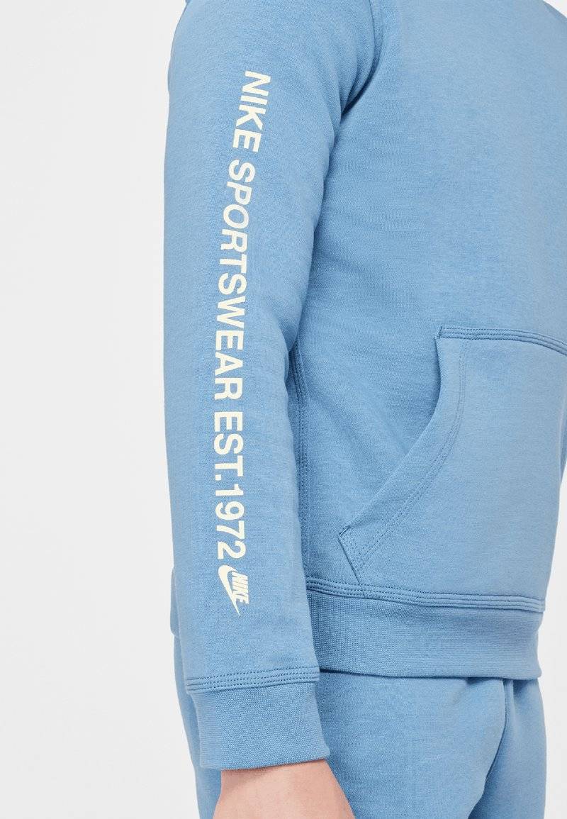Nike Sportswear Nike Sportswear FLEECE HOODIE - Hoodie - aegean storm Im Verkauf