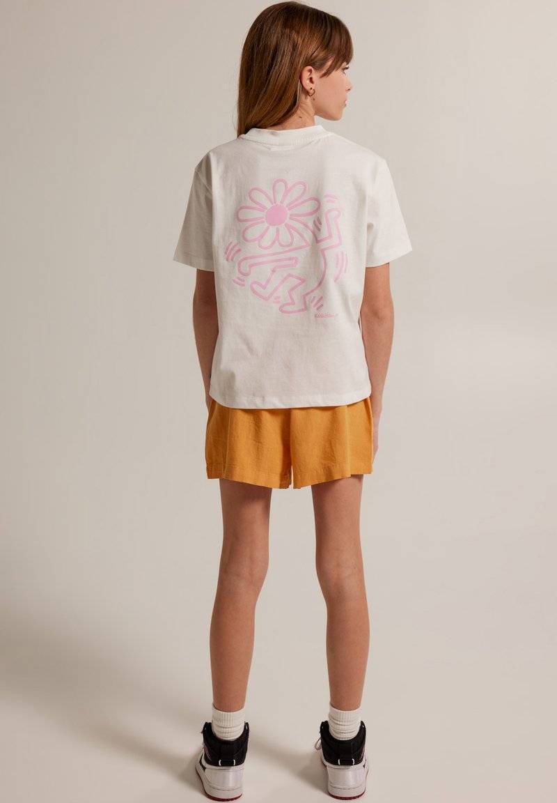 America Today America Today ELA JR - Print T-shirt - off white Rabatte dieses Monats