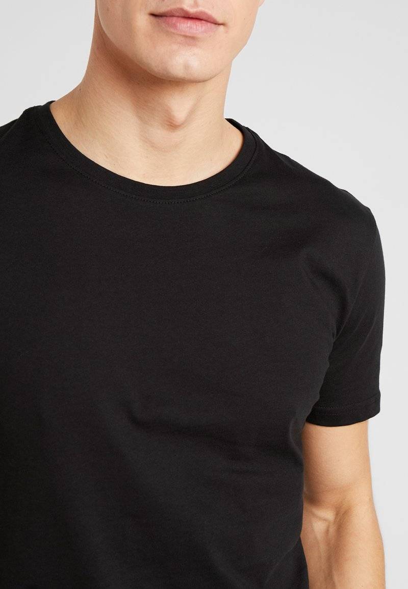 Pier One Pier One 5 PACK - Basic T-shirt - black Verkauf
