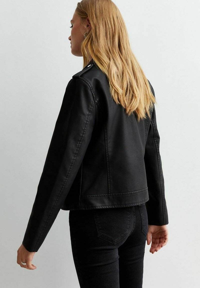 New Look New Look LOOK - Faux leather jacket - black Hotsell