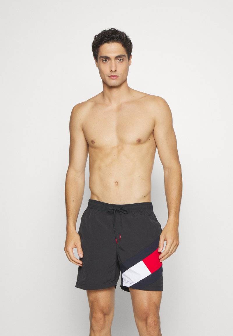 Tommy Hilfiger Tommy Hilfiger DRAWSTRING - Swimming shorts - black Online Outlet