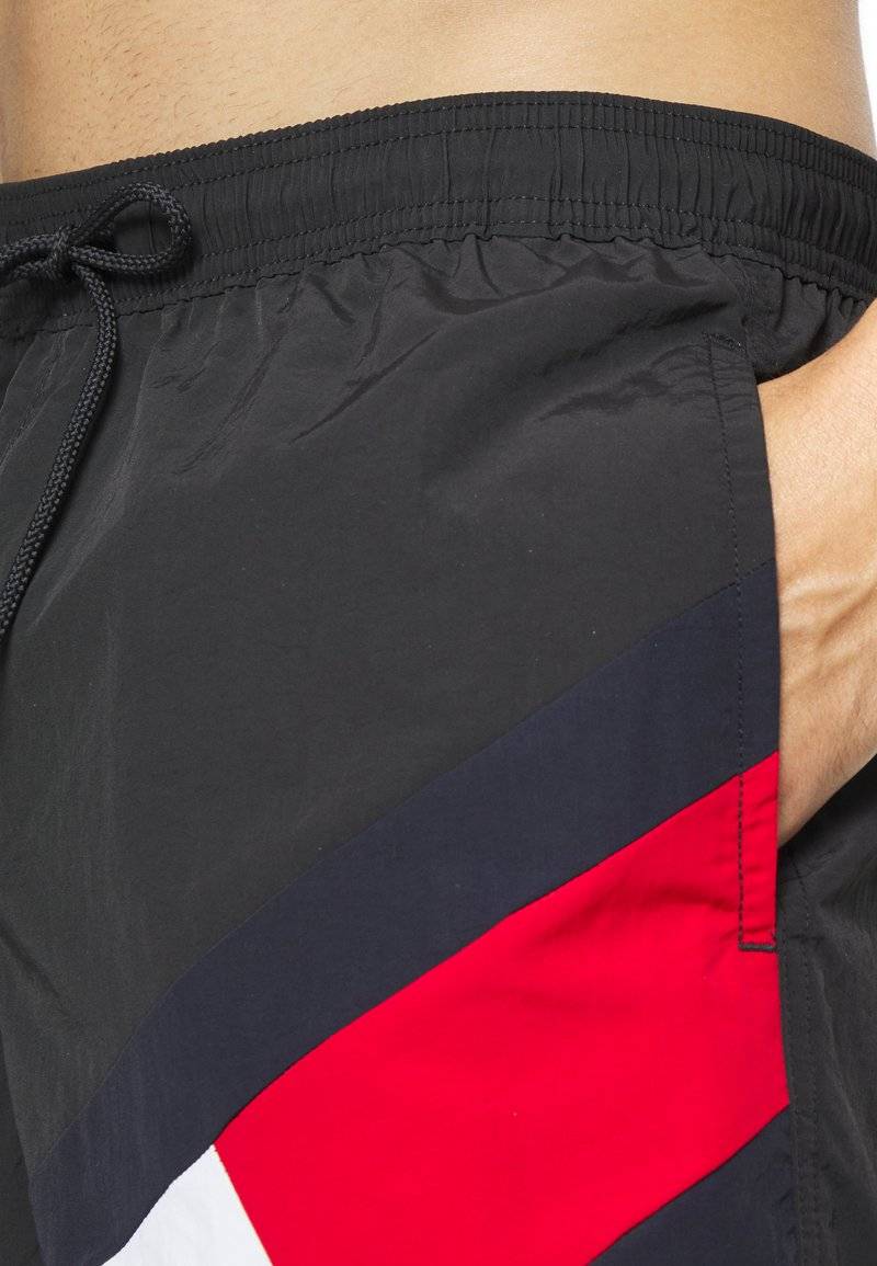 Tommy Hilfiger Tommy Hilfiger DRAWSTRING - Swimming shorts - black Online Outlet