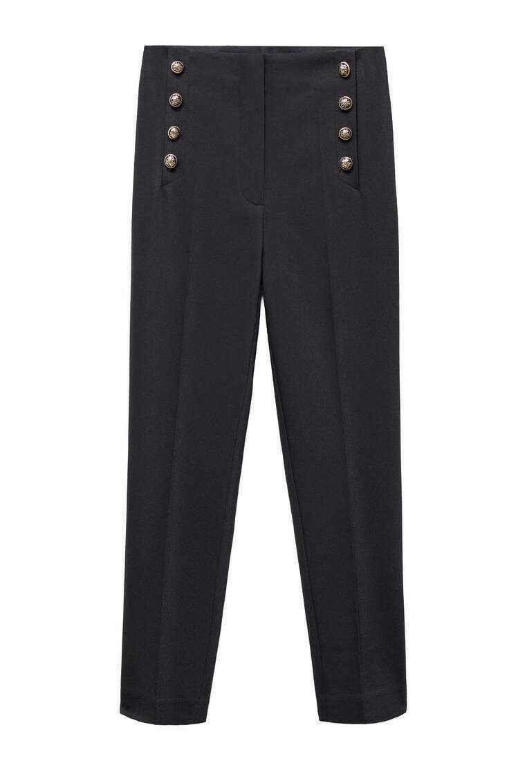Mango Mango Chinos - black Kostenloser Versand international