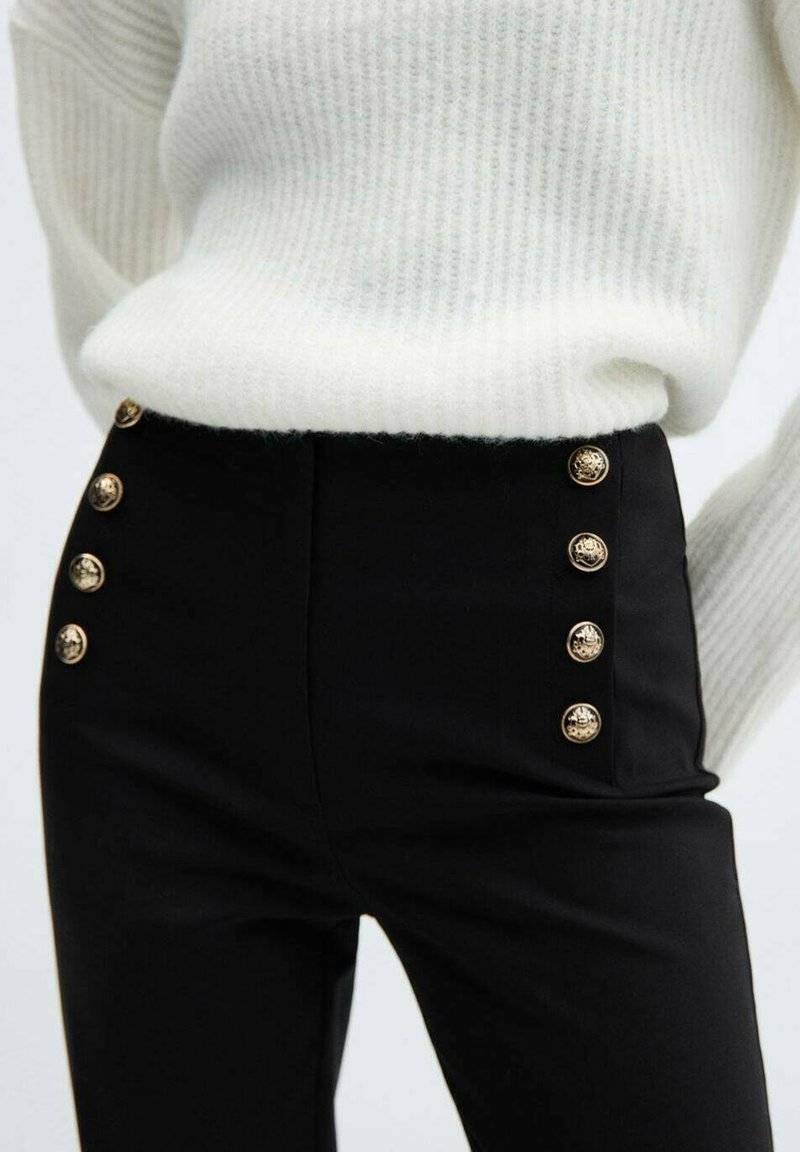 Mango Mango Chinos - black Kostenloser Versand international