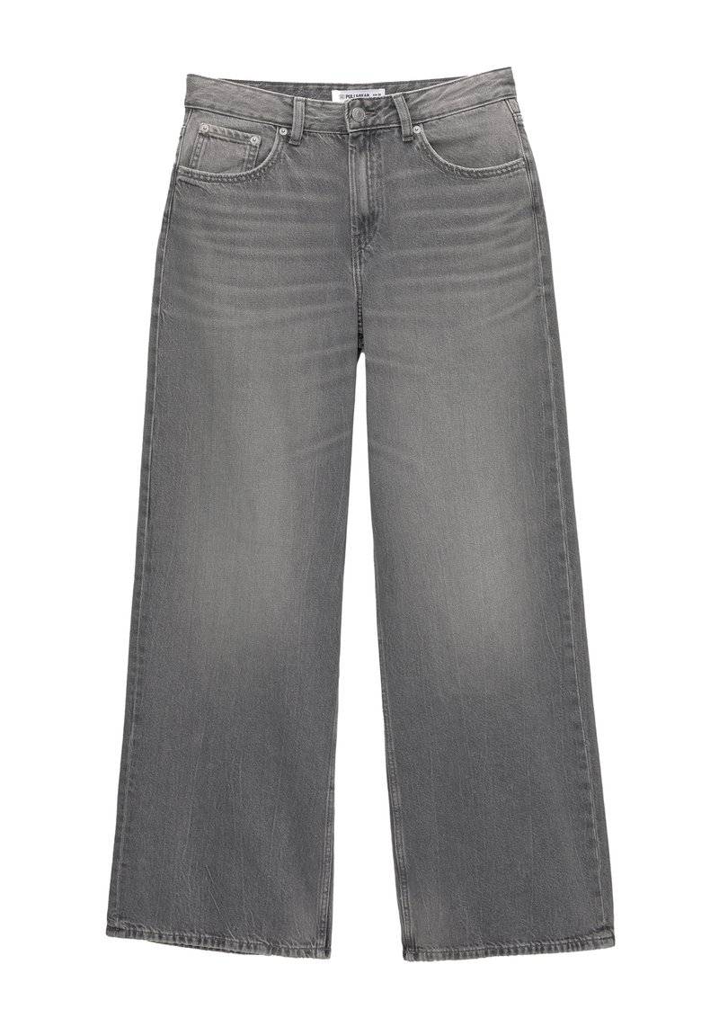 PULL&BEAR PULL&BEAR OVERSIZE - Flared Jeans - grey 2025