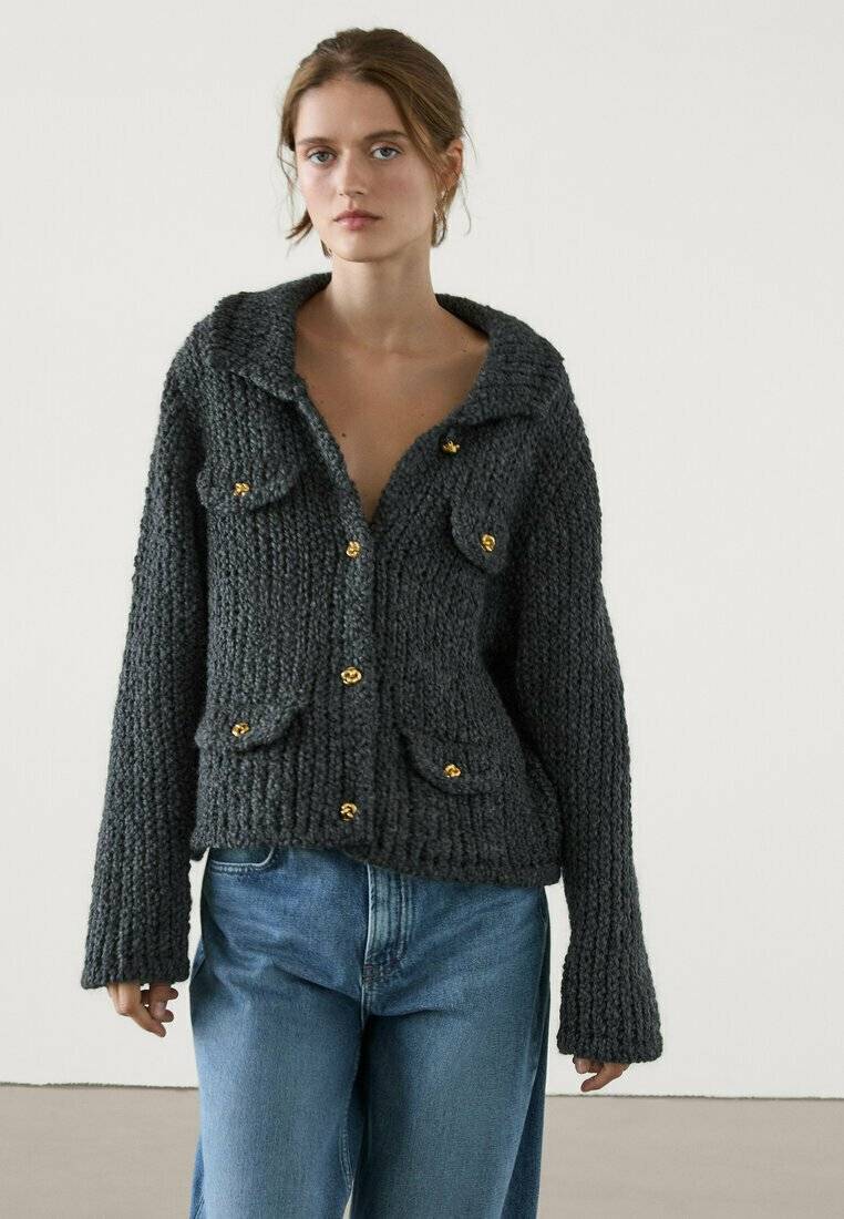 Massimo Dutti Massimo Dutti Cardigan - grey Verkauf