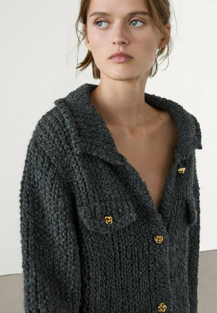 Massimo Dutti Massimo Dutti Cardigan - grey Verkauf