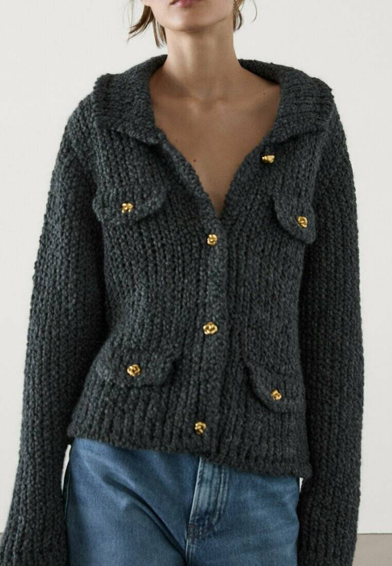 Massimo Dutti Massimo Dutti Cardigan - grey Verkauf