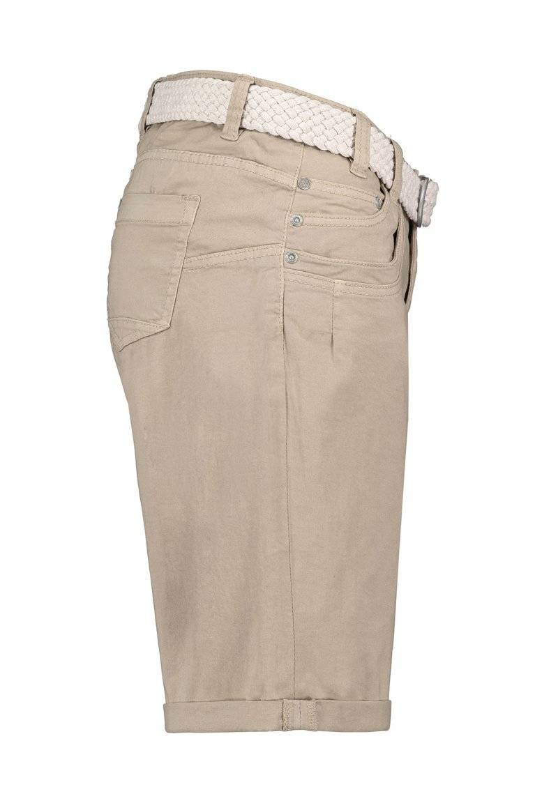 Sublevel Sublevel BERMUDA MIT GÜRTEL - Denim shorts - beige Angebote