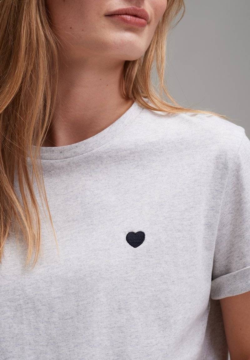 Opus Opus SERZ - Basic T-shirt - grey Fabrikverkauf