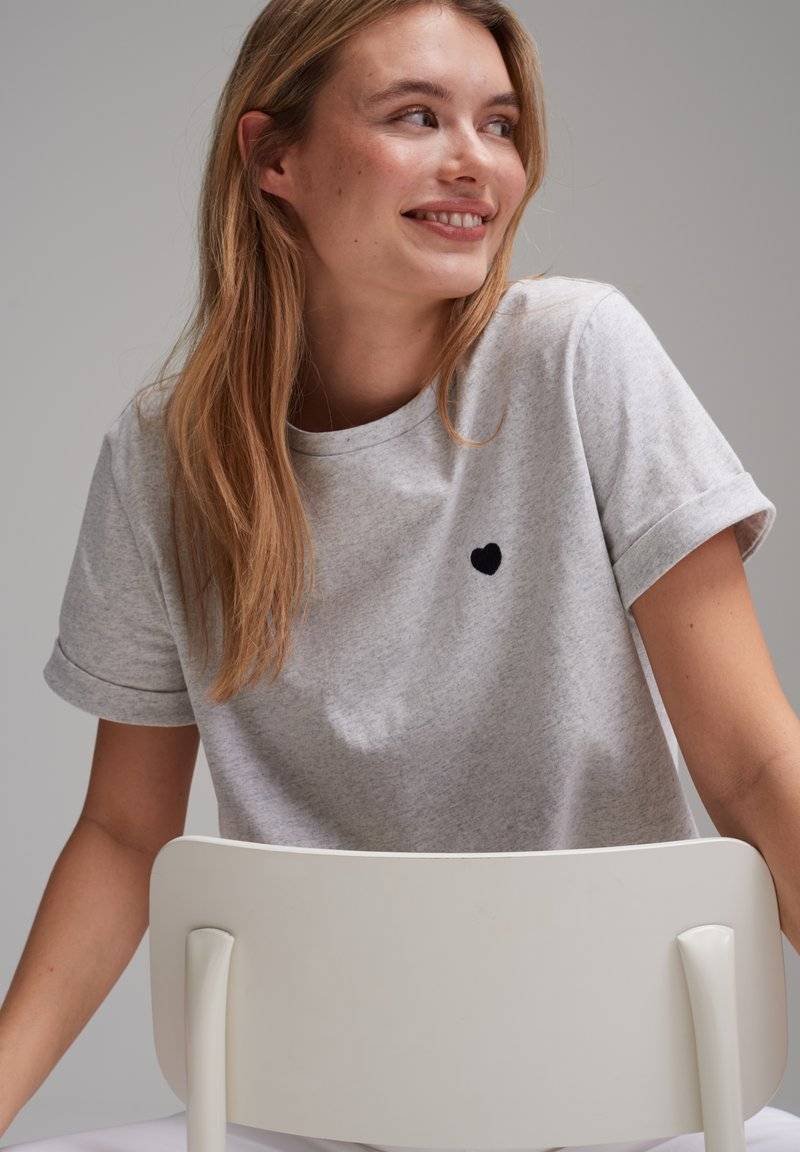 Opus Opus SERZ - Basic T-shirt - grey Fabrikverkauf