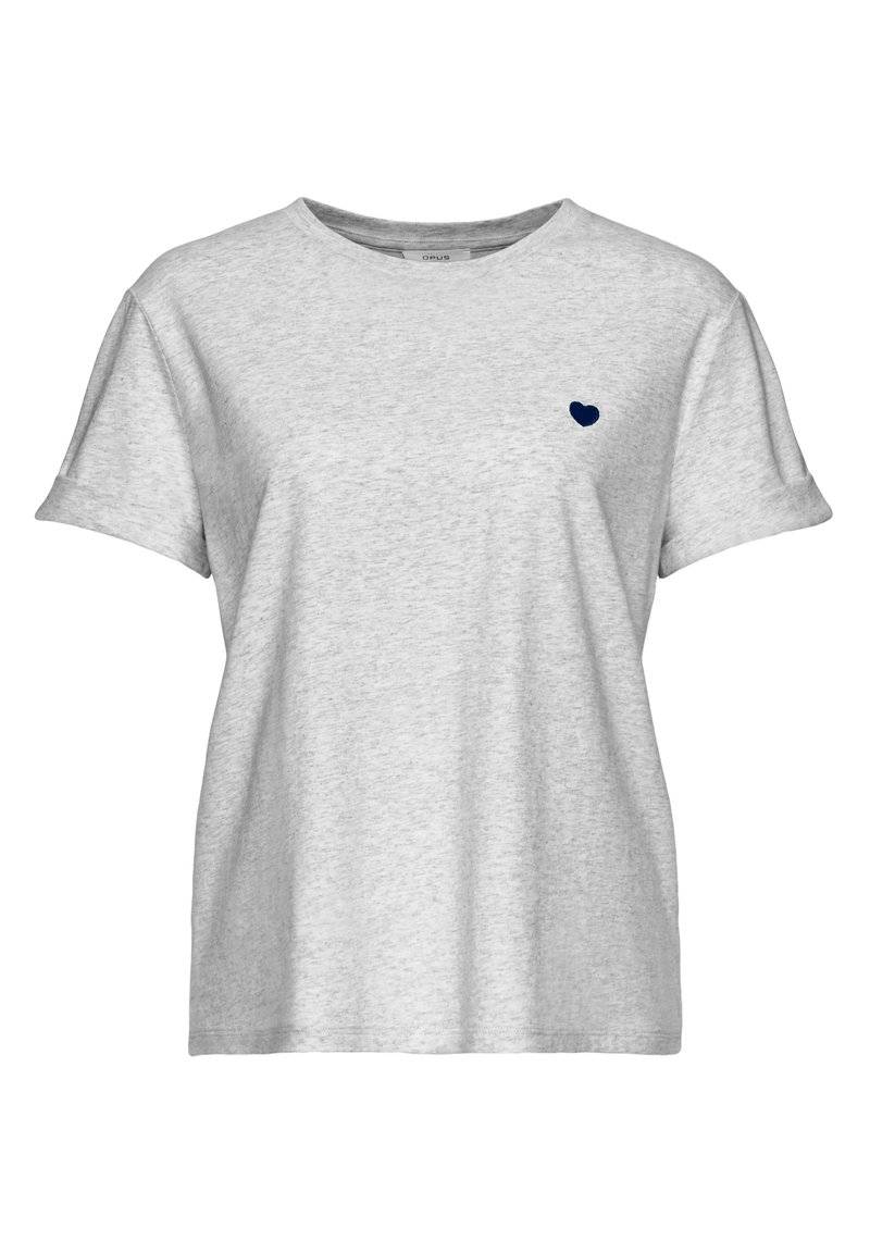Opus Opus SERZ - Basic T-shirt - grey Fabrikverkauf