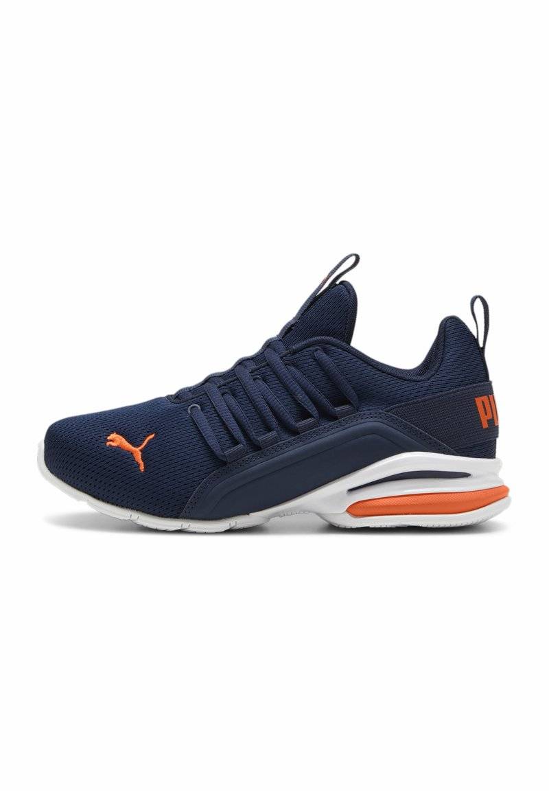 Puma Puma AXELION - Training shoe - club navy flame flicker white Saisonschlussverkauf
