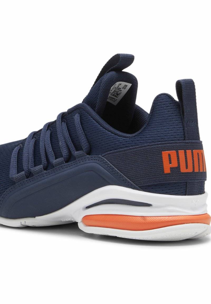 Puma Puma AXELION - Training shoe - club navy flame flicker white Saisonschlussverkauf