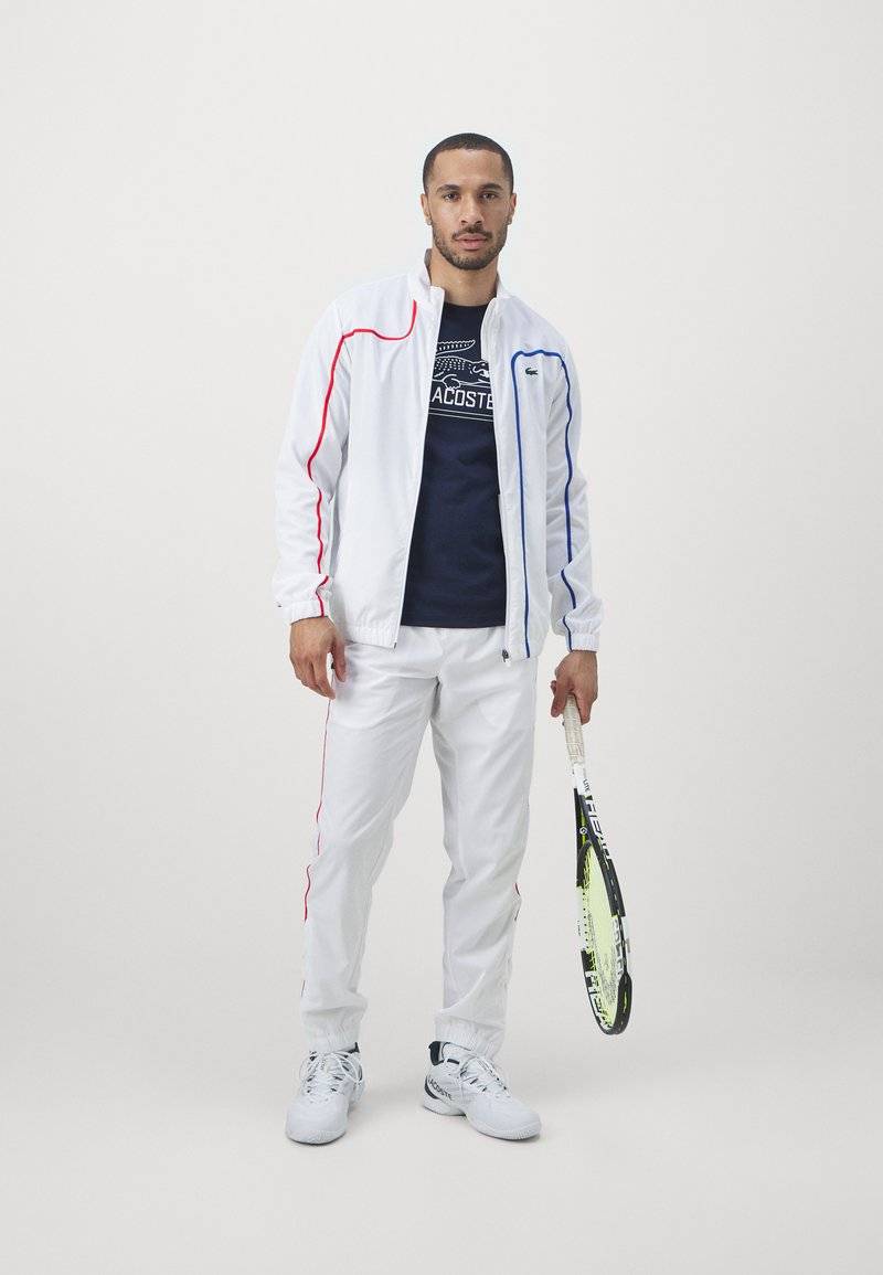 Lacoste Sport Lacoste Sport TRACKSUIT TENNIS PLAYERS - Tracksuit - white Online Outlet